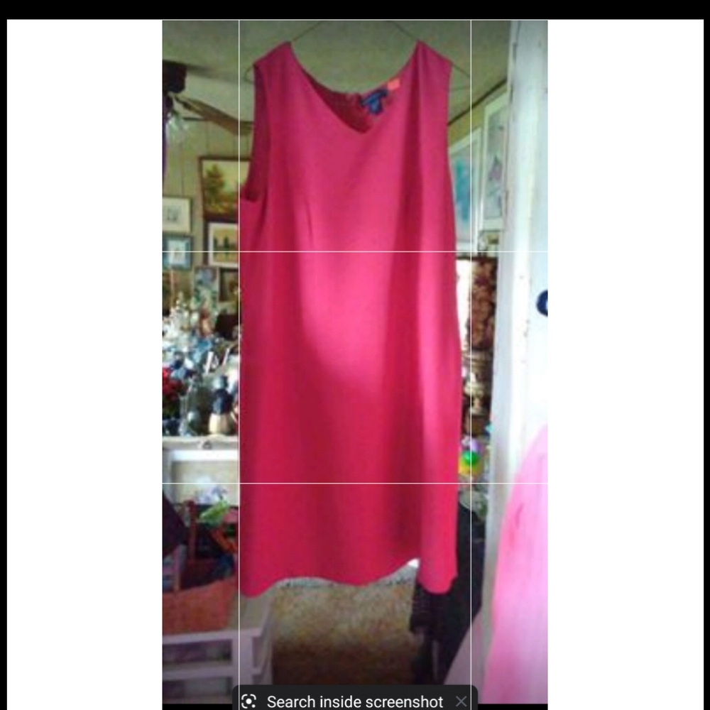 KAREN SCOTT LADIES SLEEVELESS DRESS. SIZE LADIES 16.